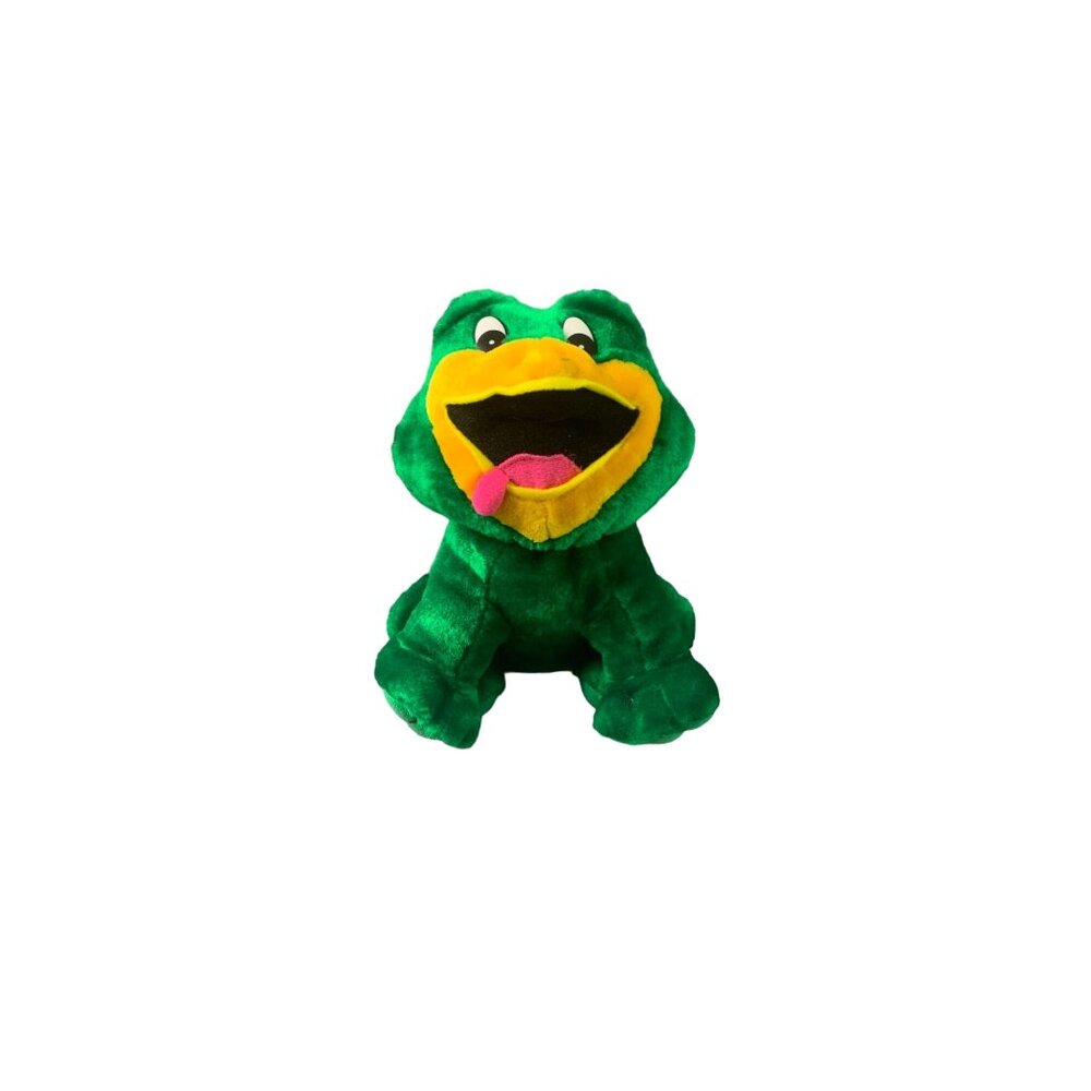 Ramona plush Frog Cute 11" tall Vintage Stuffed Animal Toy